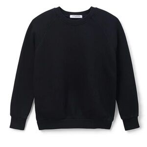 PERFECT WHITE TEE LENNON cotton fleece shrunken sweatshirt x 2 (black & grey)